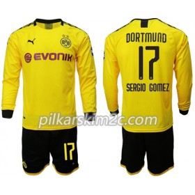 Koszulka Borussia Dortmund Sergio Gomez 17 Dziecięca Główna 2019-2020 - Koszulki Piłkarskie(L/S)